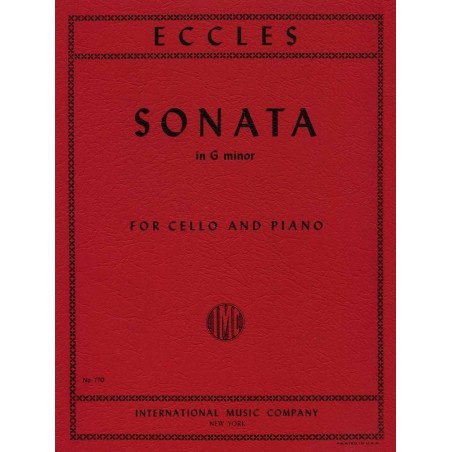 Sonata G minor, Contrabajo y Piano - Eccles - IMC 1712