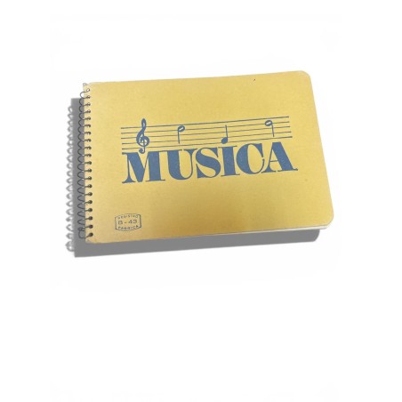 Cuaderno Pentagramas 6 Pautas 15x10 cm
