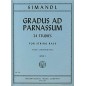 Simandl 24 Estudios Gradus Ad Parnassum Para Contrabajo