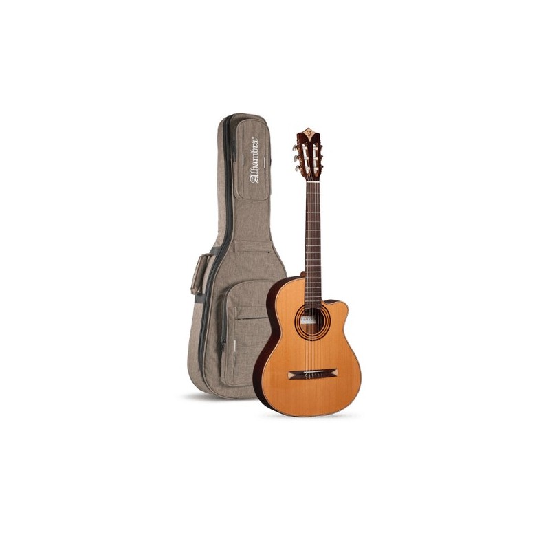 Alhambra Guitarra Crossover CS-1 CW E1 + Funda acolchada