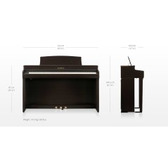 Kawai CN-301 Blanco premium
