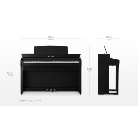 Kawai CA-401 Blanco premium