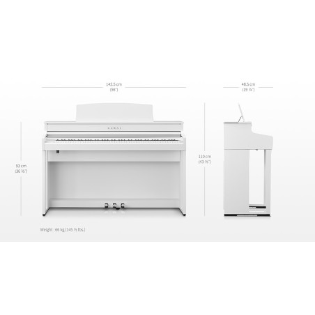 Kawai CA-501 Negro premium
