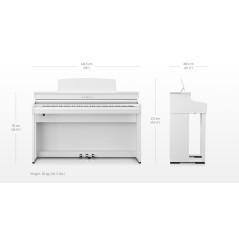 Kawai CA-501 Blanco premium