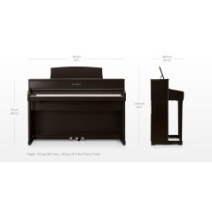 Kawai CA-701 PE Negro brillo