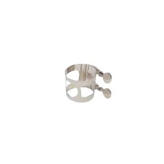 Abrazadera Saxo Alto Plateada RMA