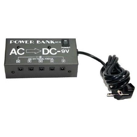 EK Audio DC9 alimentador pedal multiple 9 voltios