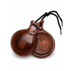 Castañuelas del Sur - Madera veteada roja nº5 (mediana) - Gama profesional