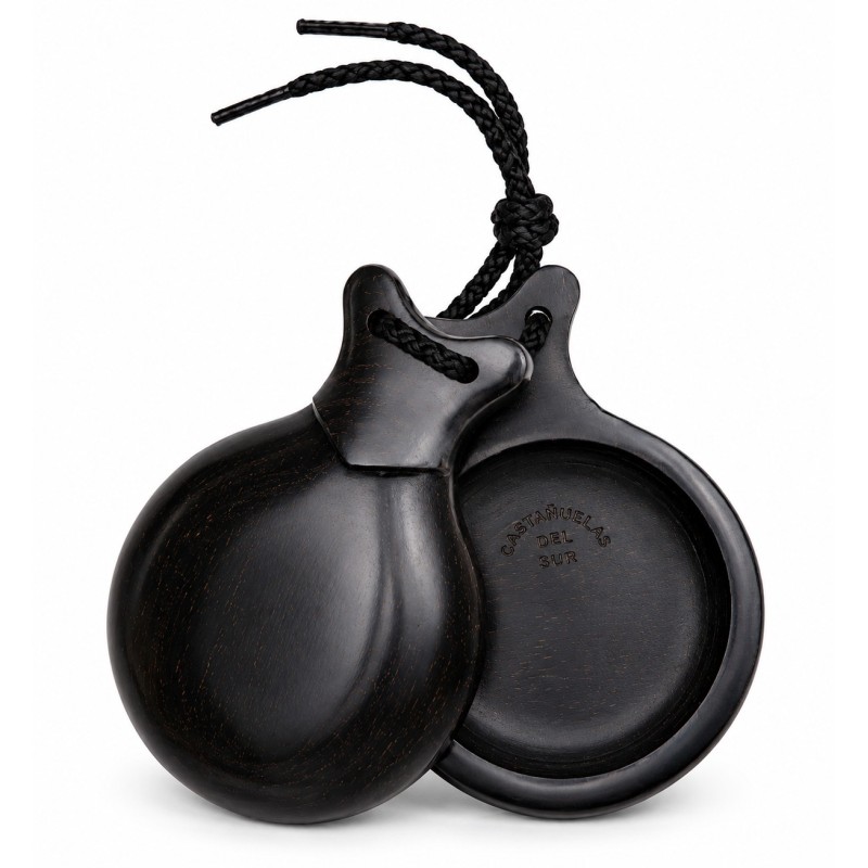 Castañuelas del Sur - Madera granadillo veteado nº5 (mediana) - Gama profesional