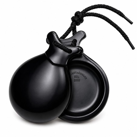 Castañuelas del Sur - Fibra vidrio negro nº7 (pequeña) - Gama profesional