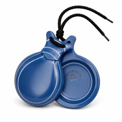 Castañuelas del Sur - Fibra vidrio azul veteado blanco nº5 (mediana) - Gama profesional