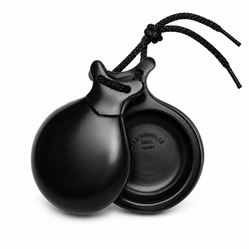 Castañuelas del Sur - Fibra negra nº5 (mediana) - Gama especial