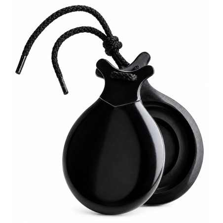 Castañuelas del Sur - Fibra vidrio negro nº5 (mediana) - Gama especial - Caja doble