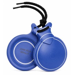 Castañuelas del Sur - Fibra vidrio azul veteado blanco nº5 (mediana) - Gama capricho