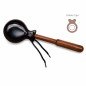 Castañuelas del Sur - Palillera fibra negra veteada roja nº7 (pequeña) - Gama Palillera - Caja doble