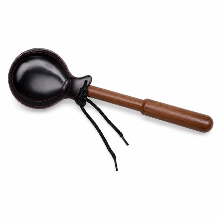 Castañuelas del Sur - Palillera fibra negra veteada roja nº5 (mediana) - Gama Palillera
