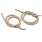 Castañuelas del Sur - Cordones Beige (Par)