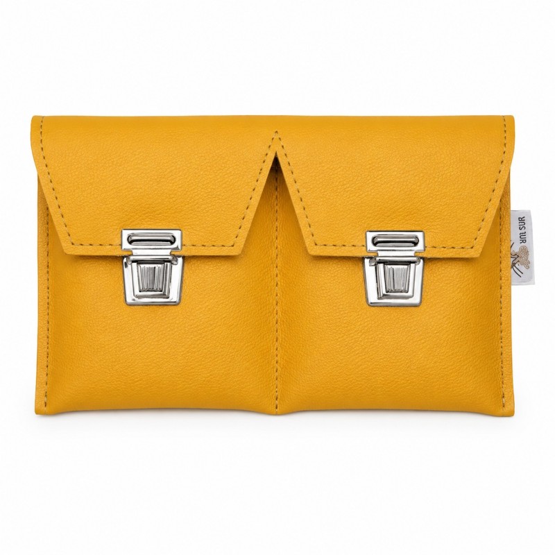 Castañuelas del Sur - Funda acolchada mostaza