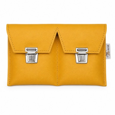 Castañuelas del Sur - Funda acolchada mostaza