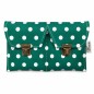 Castañuelas del Sur - Funda acolchada verde lunares