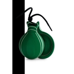 Castañuelas del Sur - Gama Profesional - Fibra Vidrio Verde Veteado Blanco nº5