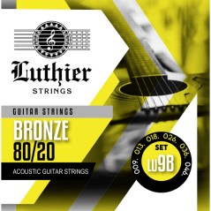Luthier LU-9B Juego Cuerdas Guitarra Acústica Bronze 80/20 009/046