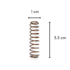 Muelle piston 3.5 x 1 cm