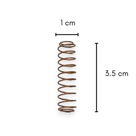 Muelle piston 3.5 x 1 cm