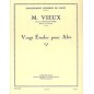 M. Vieux Twenty Studies For Viola