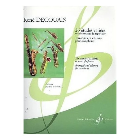 Decouais R. 26 Estudios Variados Para Saxofón