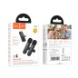 Hoco L20A Micrófono Lavalier dual inalámbrico con DSP y USB-C/Lightning