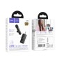 Hoco L20B Micrófono Lavalier inalámbrico con DSP y USB-C/Lightning/Jack 3,5