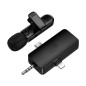 Hoco L20B Micrófono Lavalier inalámbrico con DSP y USB-C/Lightning/Jack 3,5