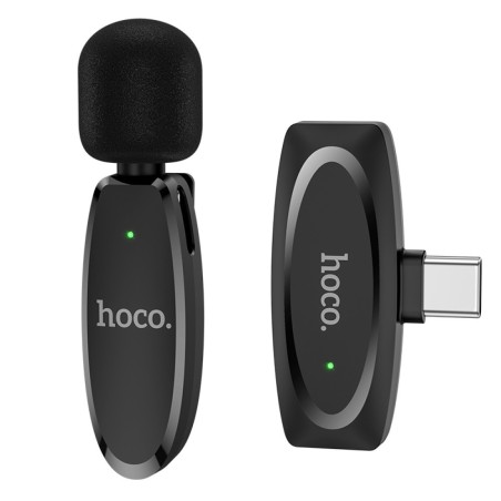 Micrófono Hoco L15 inalámbrico con DSP, USB-C
