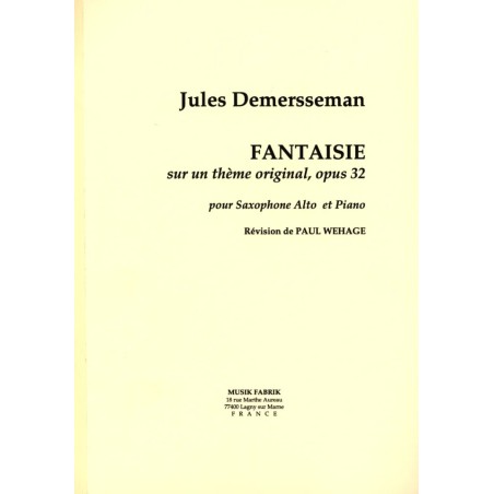 Fantasie sur un thème original op.32