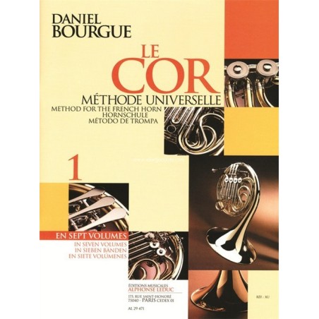 Le Cor Methode (Metodo) Universelle Vol.1 - Trompa